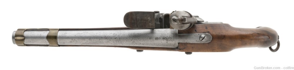Austrian Model 1851 Tube Lock Pistol Altered to Flintlock (AH6451)-img-4