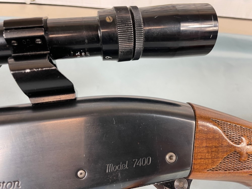 Remington 7400 Semi-Auto 30-06 / 22" + Scope See Thru Rings -img-15