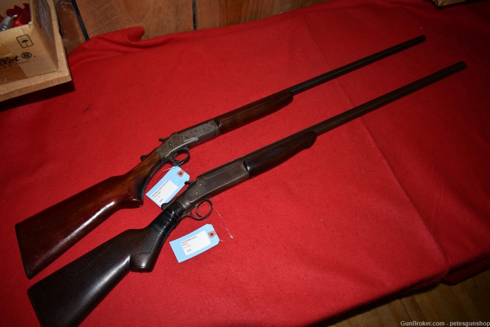 Two Shotguns, 1 Price, H&R M48 16 Ga, Westfield 12 Ga. C&R, PENNY START!-img-0