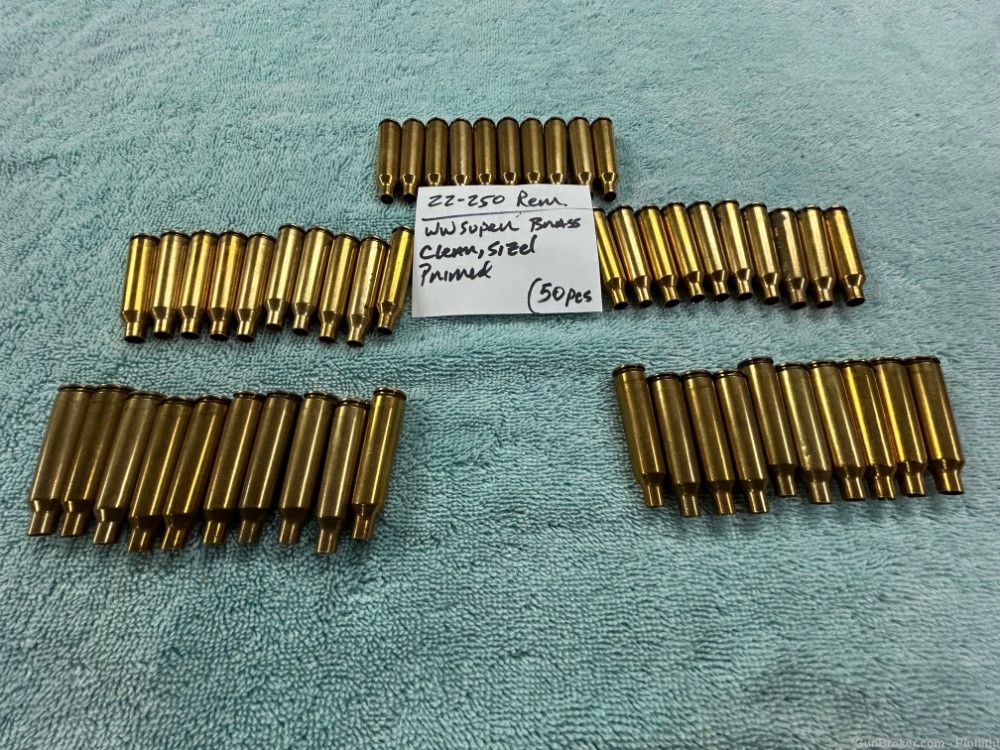 22-250 Remington Brass -img-1