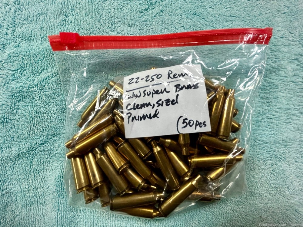 22-250 Remington Brass -img-0