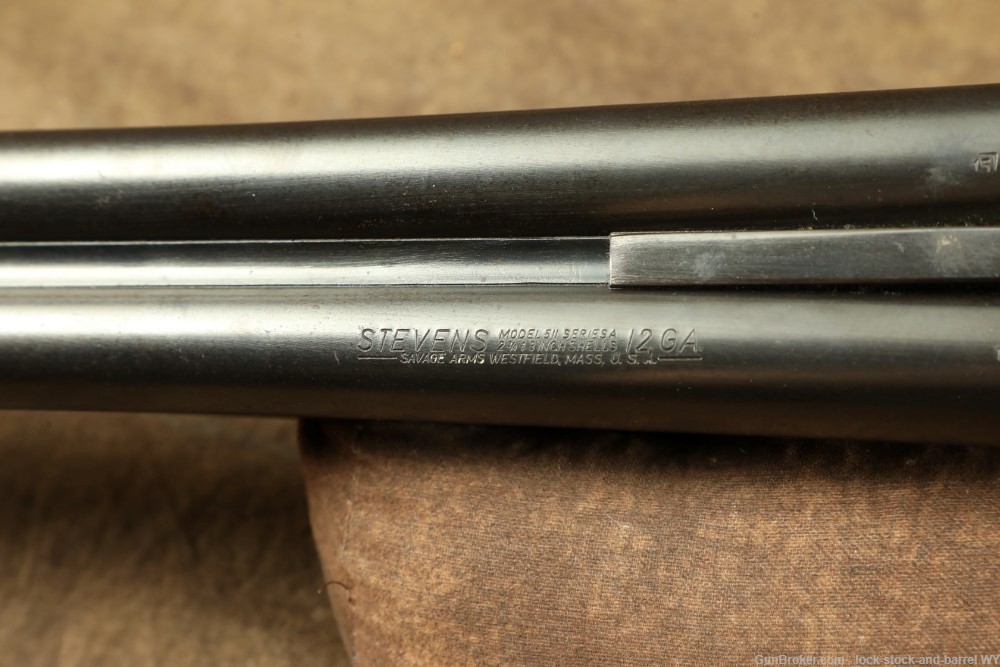 Stevens Model 511A 12GA 28” Side By Side Double Barrel Shotgun-img-29