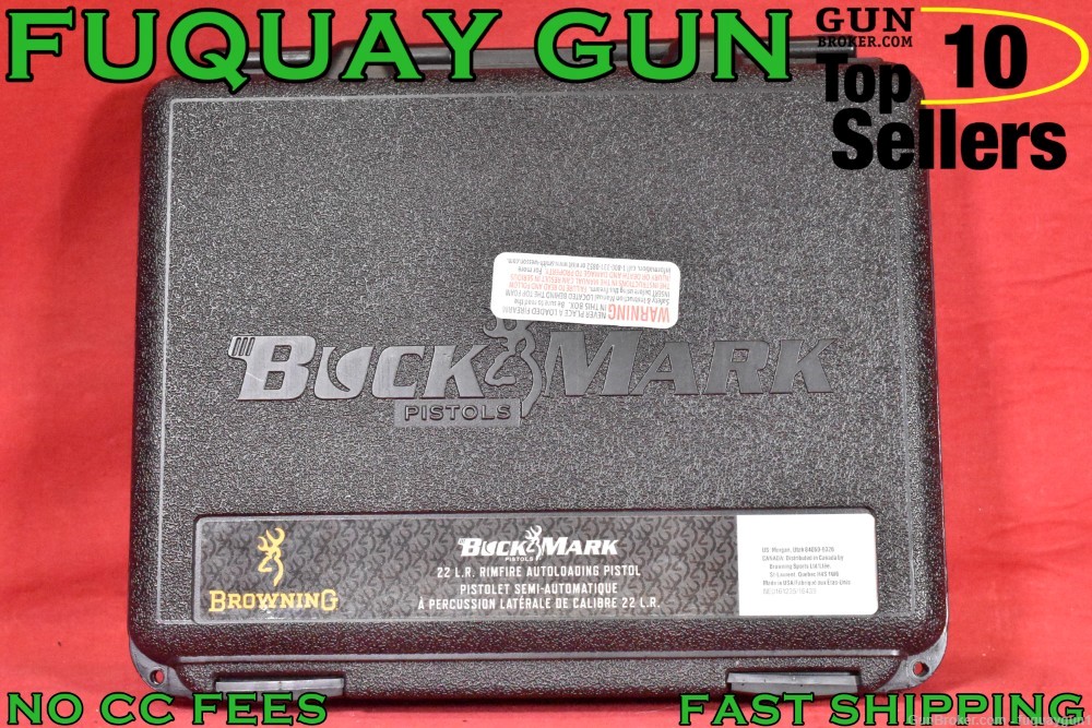 Browning Buckmark 22 LR 22LR Buck Mark OEM Hard Case & Lock Factory Case -img-0