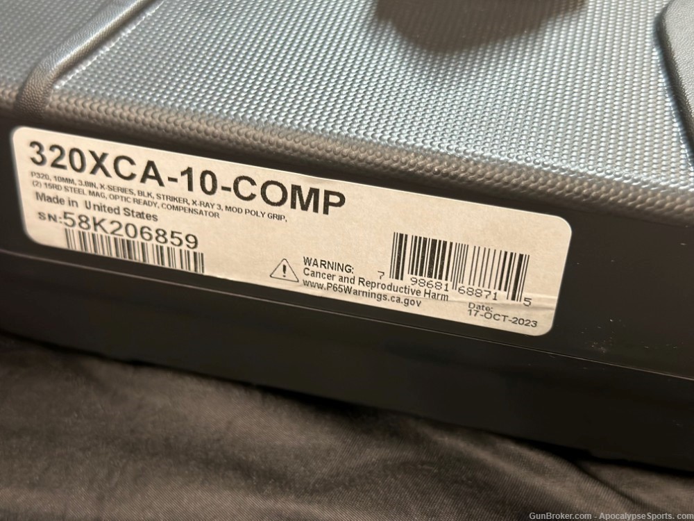 Sig P320 Xten Comp Sig-Sauer P320-Xten Carry Comp 10mm P320 Sig XTEN-img-10