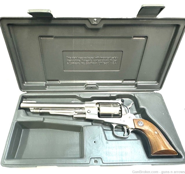 Ruger Old Army 44 Black Powder 6 Shot 8" Stainless Revolver-img-0