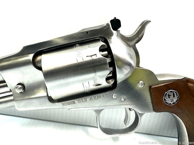 Ruger Old Army 44 Black Powder 6 Shot 8" Stainless Revolver-img-7