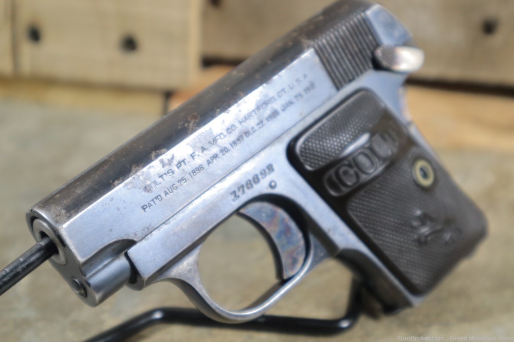 1918 Made Colt M1908 Pocket Hammerless .25ACP Penny Bid NO RESERVE-img-4