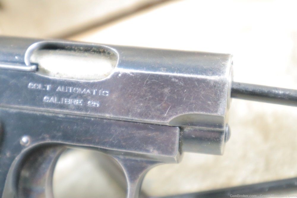 1918 Made Colt M1908 Pocket Hammerless .25ACP Penny Bid NO RESERVE-img-8