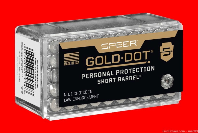 Speer Gold Dot Short Barrel 22 Magnum 40 gr Hollow Point 50 Round Box 954-img-0