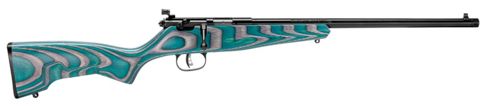 Savage Rascal Minimalist 22 LR Rifle 16.125 Single Shot Teal/Gray-img-1