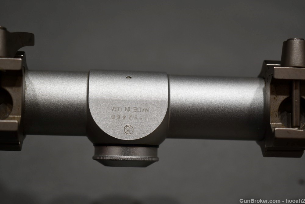 Leupold Vari-X III 2.5-8x36mm Variable Rifle Scope Silver Duplex W QD Rings-img-11