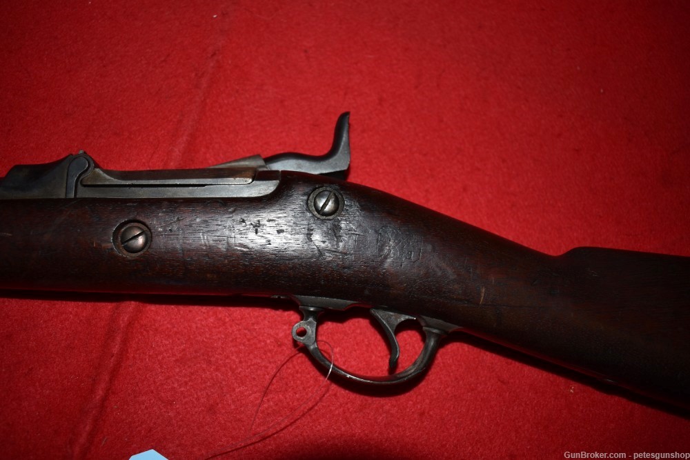 1873 Springfield Trapdoor Rifle, Mint Bore, ANTIQUE, Penny START!-img-20