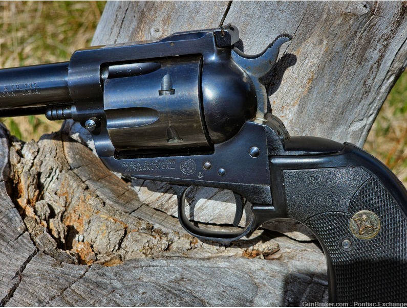 1971 Ruger Blackhawk 41Magnum Revolver w Box & Extra Grips-img-5