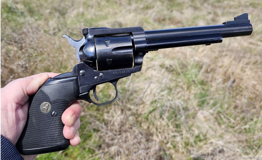 1971 Ruger Blackhawk 41Magnum Revolver w Box & Extra Grips-img-12