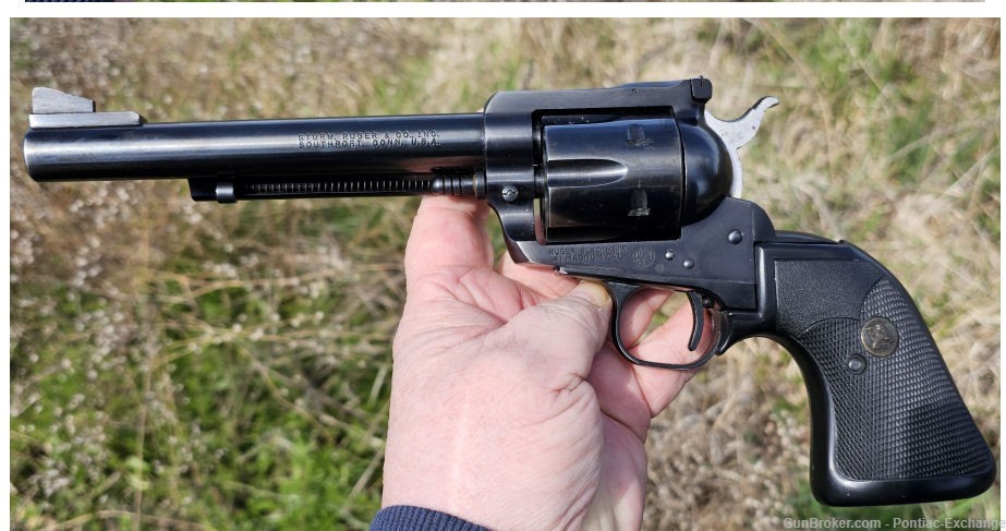 1971 Ruger Blackhawk 41Magnum Revolver w Box & Extra Grips-img-13