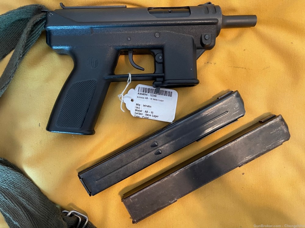 Intratec AB-10, 2x36rd Mags, 3 in Barrel , Assault  Pistol -img-1