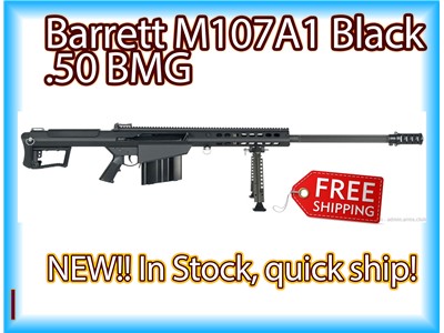 Barrett M107A1 Black M107A1  BARRETT Barrett-50BMG