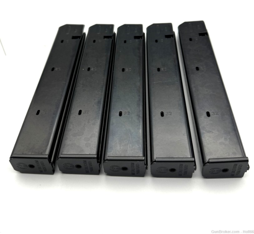 Pack of 5 AR15 Colt Style 9MM 32 Round Magazine Metalform 9SMG.32.S Mag-img-0