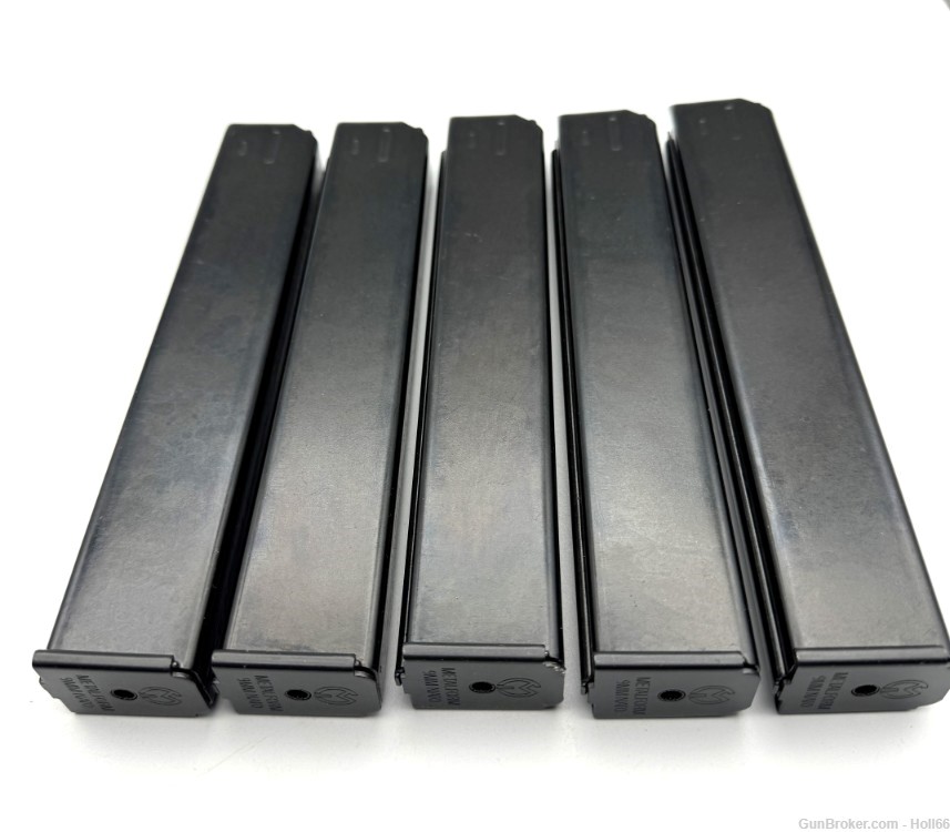 Pack of 5 AR15 Colt Style 9MM 32 Round Magazine Metalform 9SMG.32.S Mag-img-1