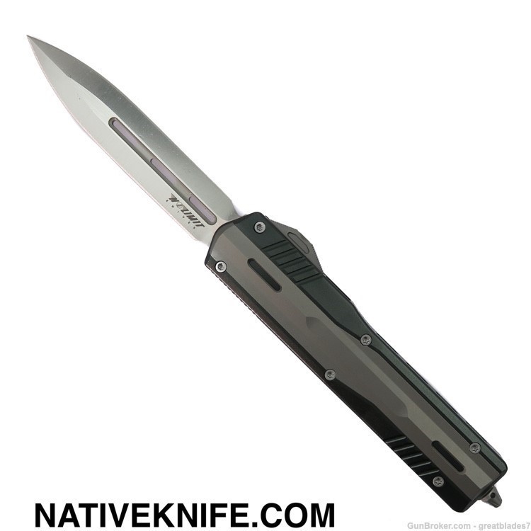 No Limit Night Stalker II Gray D/E OTF Automatic Knife M390 FREE SHIPPING!-img-0