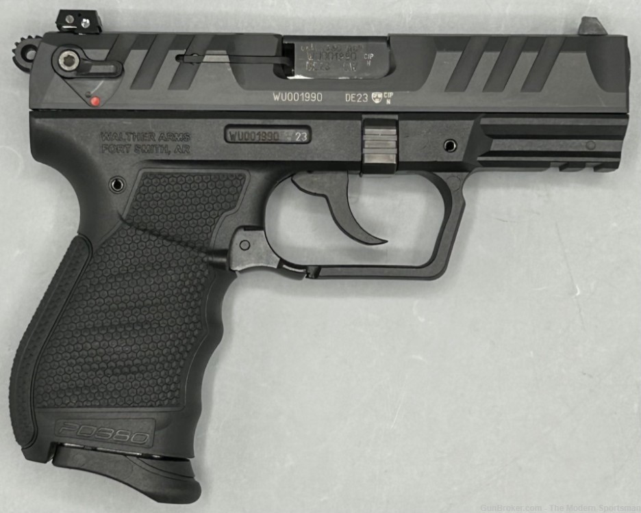 Walther PD380 .380 ACP 3.7" Compact DASA Manual Safety Black 380ACP PD 380-img-2