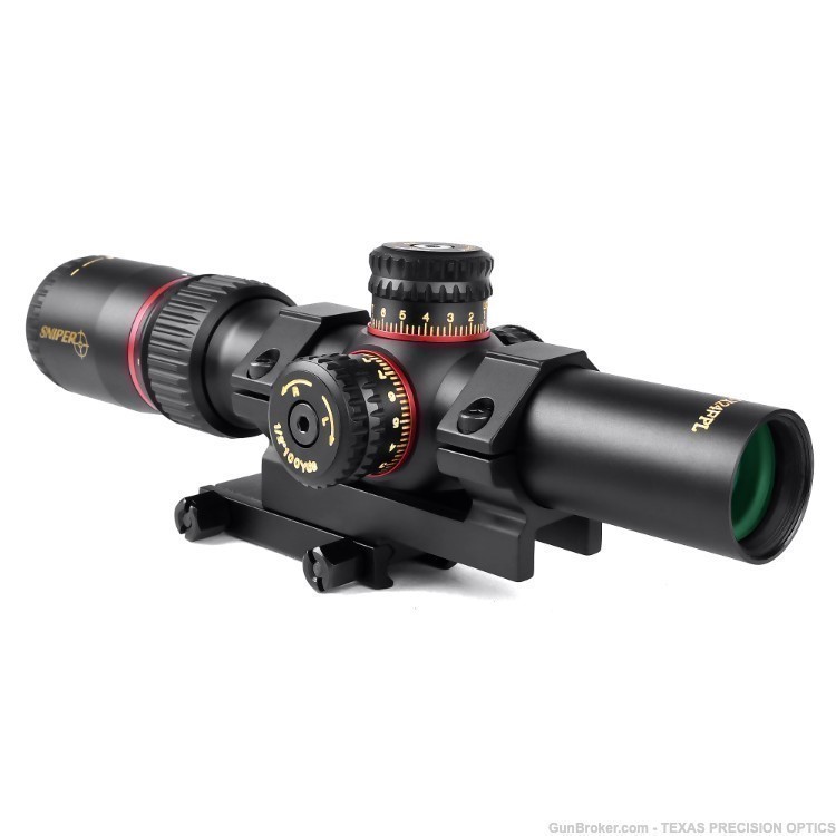 SNIPER VT1-5X24 FFP Tactical Compact Riflescope illuminated Reticle-img-4