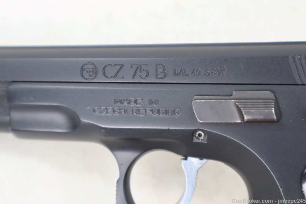 Rare Nice CZ-USA CZ 75B .40 S&W Pistol W/ 4.6" Barrel 75 B Made 2002 Scarce-img-6