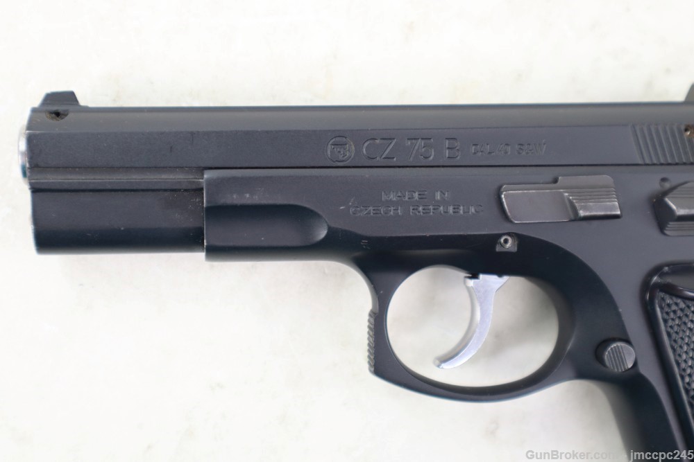 Rare Nice CZ-USA CZ 75B .40 S&W Pistol W/ 4.6" Barrel 75 B Made 2002 Scarce-img-5
