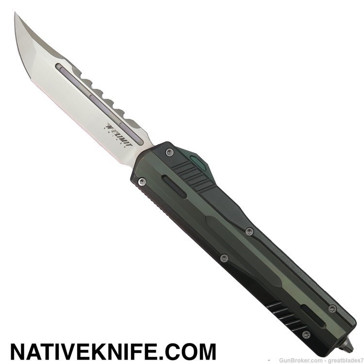 No Limit Night Stalker II Green S/E OTF Automatic Knife M390 FREE SHIPPING!-img-0