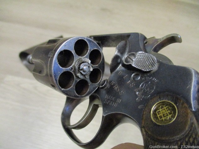 RARE Beistegui Bros 4" 32 long 6 Shot Revolver Made in Spain No Import Mark-img-11