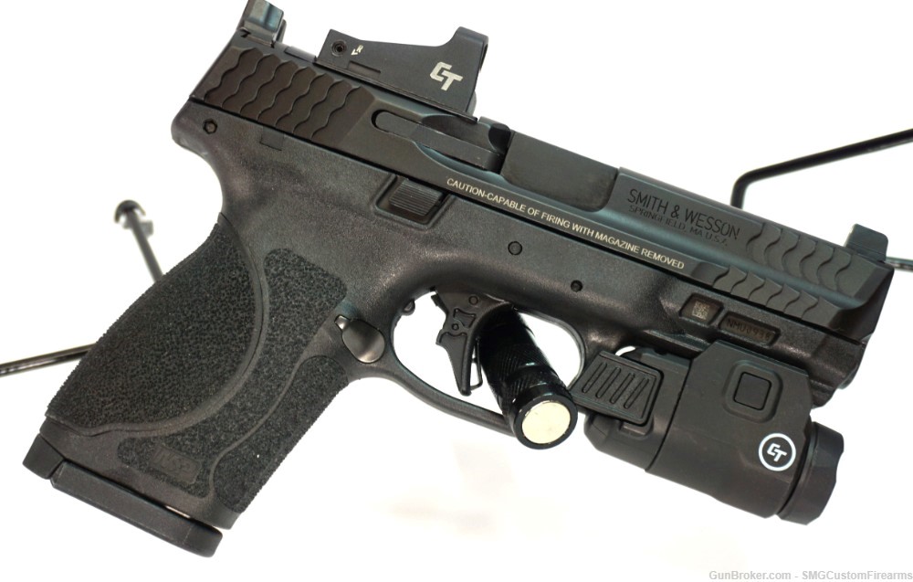 Smith & Wesson M&P9 M2.0 CPT 9MM 15+1 BUNDLE# 13948 | RED DOT/LIGHT BUNDLE-img-2
