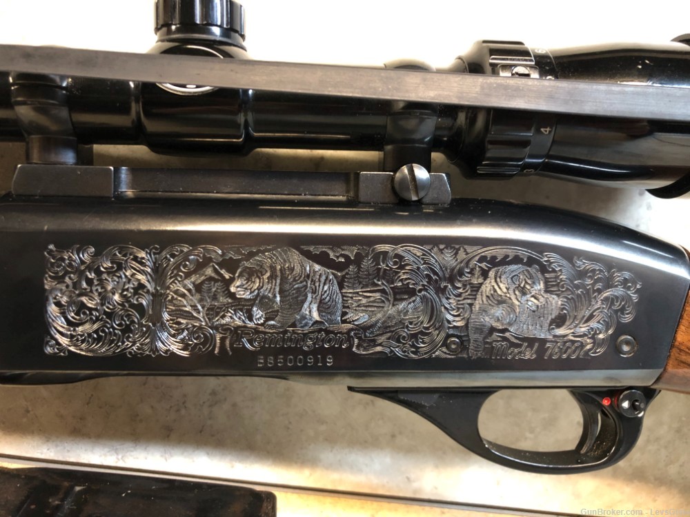 Remington 7600 Enhanced Engraved .30-06 Pump-Action Rifle-img-1