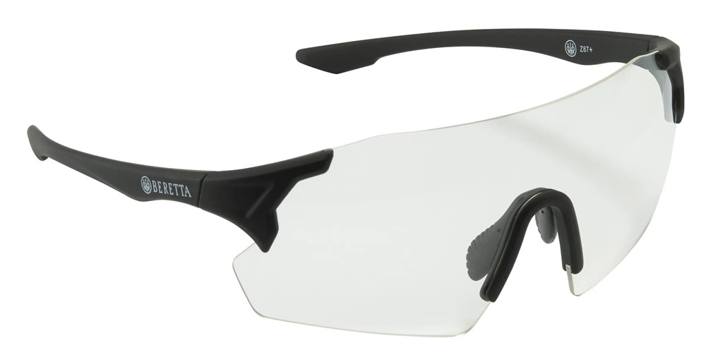 Beretta USA OC061A2854014HUNI Challenge EVO Glasses Clear Lens Black Frame-img-0