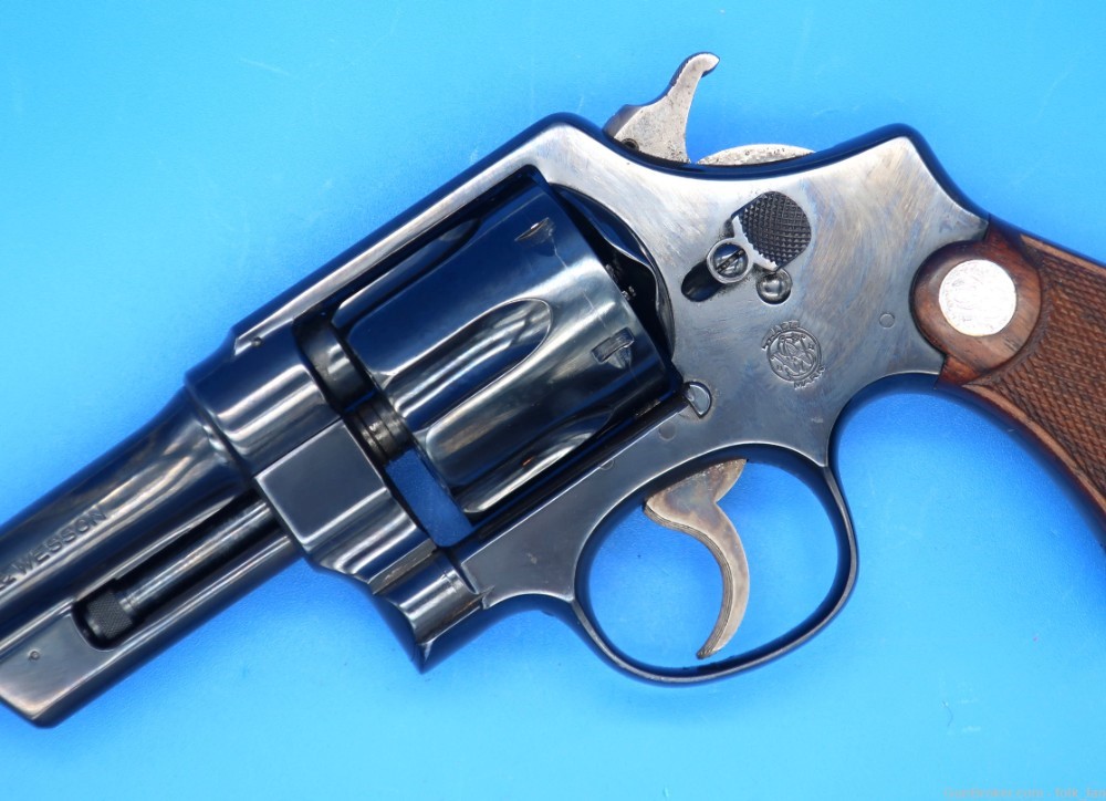 Smith & Wesson 38/44 Heavy Duty 1930's Nice Re-Blue Shooter-img-2