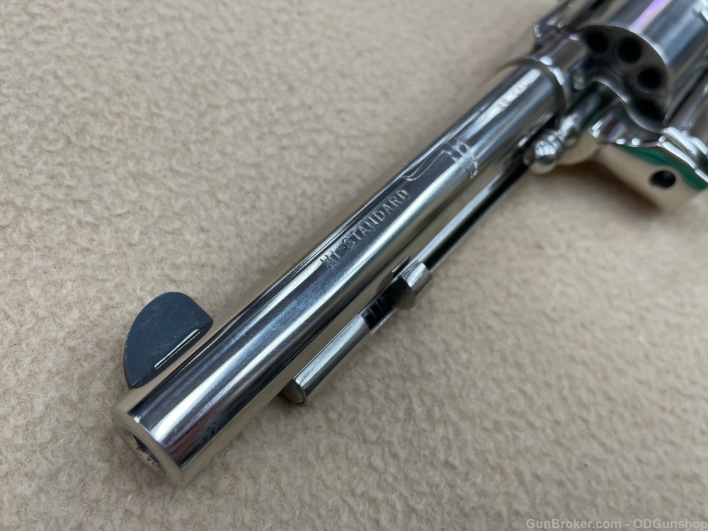 High Standard Double 9 .22LR Nickel 6.5" Nice Condition-img-1
