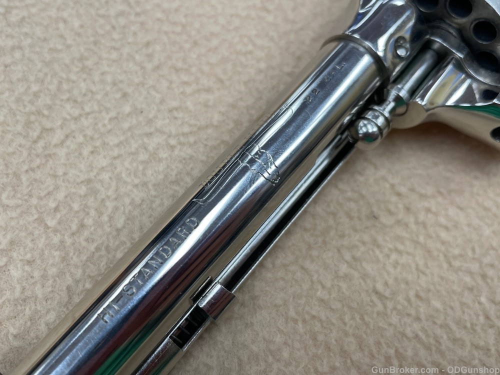 High Standard Double 9 .22LR Nickel 6.5" Nice Condition-img-2