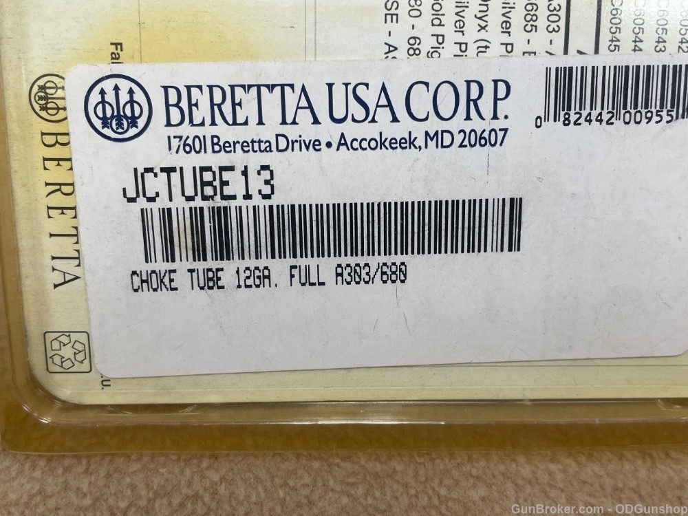 Beretta Choke Tubes LOT 19 Pieces New Old Stock Optima -img-17