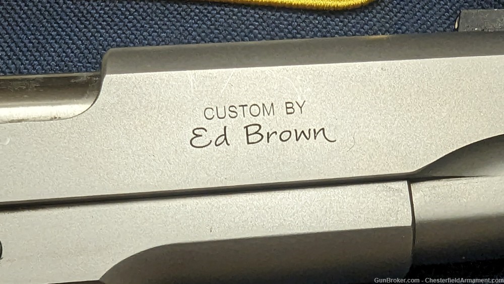 Ed Brown Executive Carry Stainless 45acp,  bobbed w/ case and paperwork-img-1