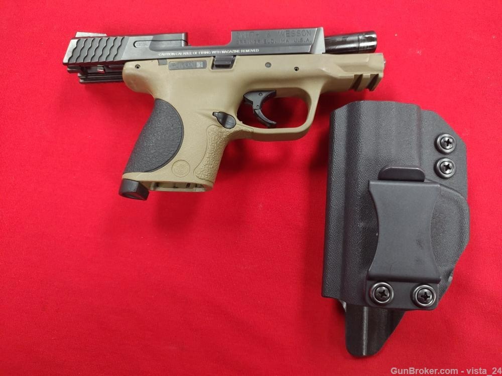Smith & Wesson M&P9C FDE (9mm) Semi Auto Pistol-img-2