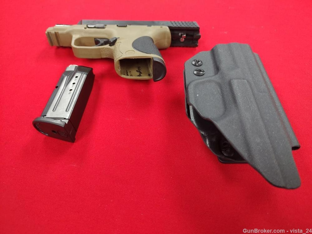 Smith & Wesson M&P9C FDE (9mm) Semi Auto Pistol-img-1