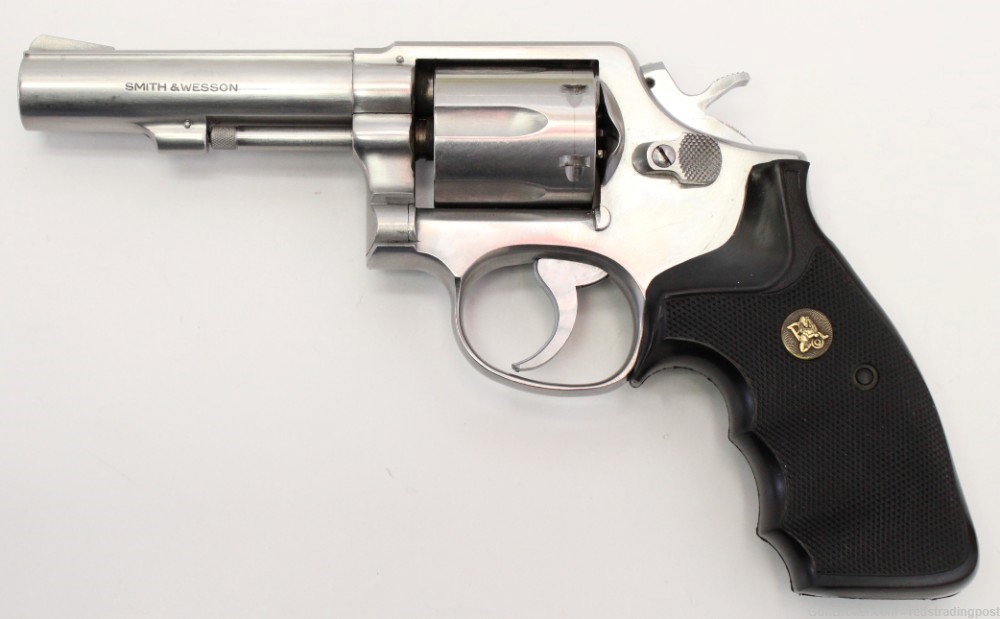 Smith & Wesson 64-3 4" Barrel 38 Spl Stainless Steel DA/SA S&W Revolver-img-1