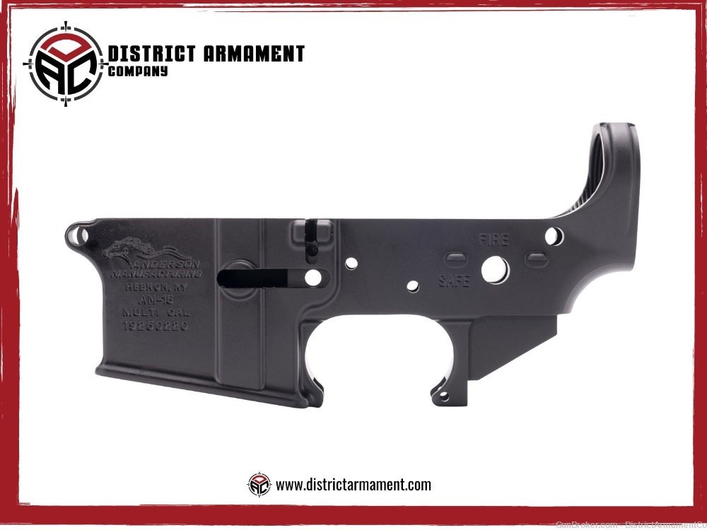 Anderson AR-15 AM-15 Stripped Lower Receiver AM15 AR15 D2-K067-A000 556/223-img-0
