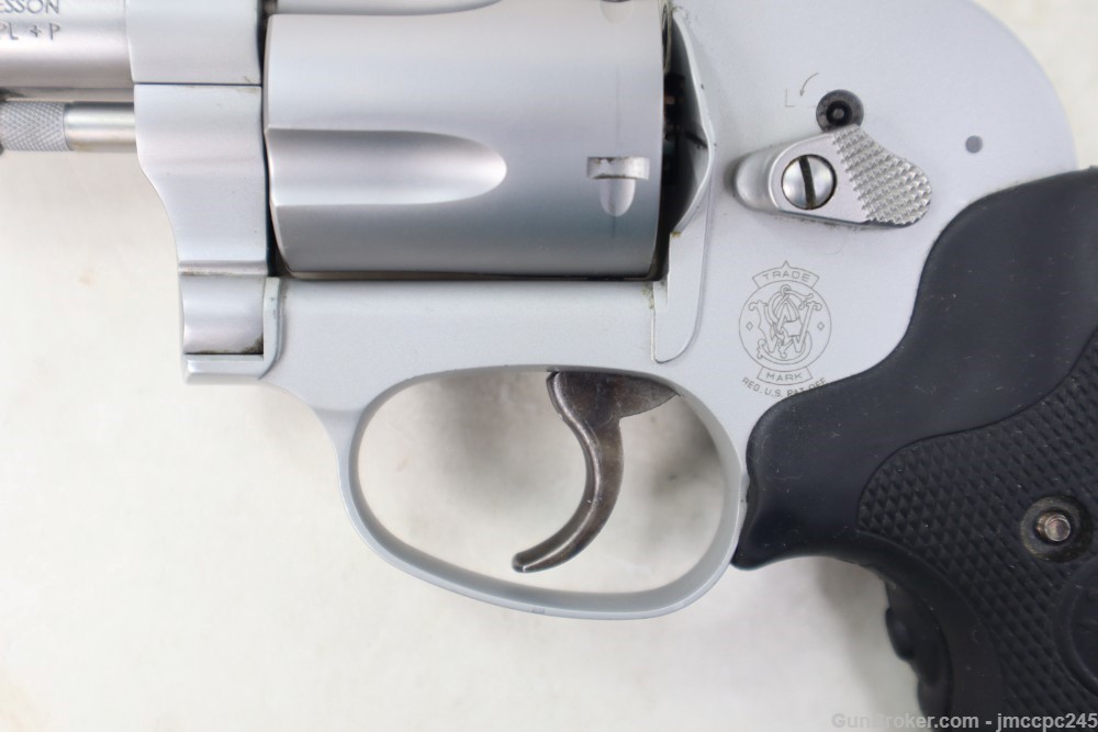 Very Nice Smith & Wesson 638-3 .38 Special Revolver W/ Box W/ Laser Grips -img-11