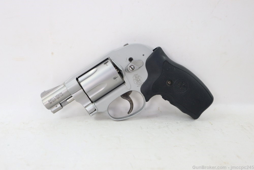 Very Nice Smith & Wesson 638-3 .38 Special Revolver W/ Box W/ Laser Grips -img-6
