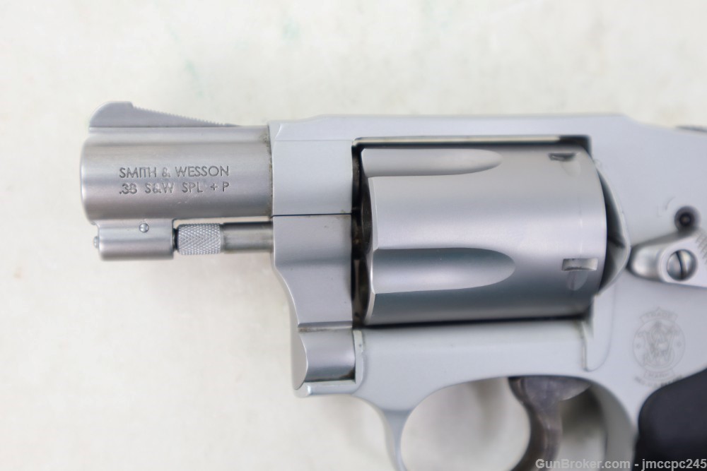 Very Nice Smith & Wesson 638-3 .38 Special Revolver W/ Box W/ Laser Grips -img-13
