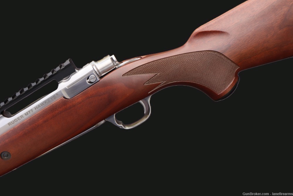 RUGER M77 HAWKEYE HUNTER WALNUT/STAINLESS .308 WINCHESTER - 57107-img-13