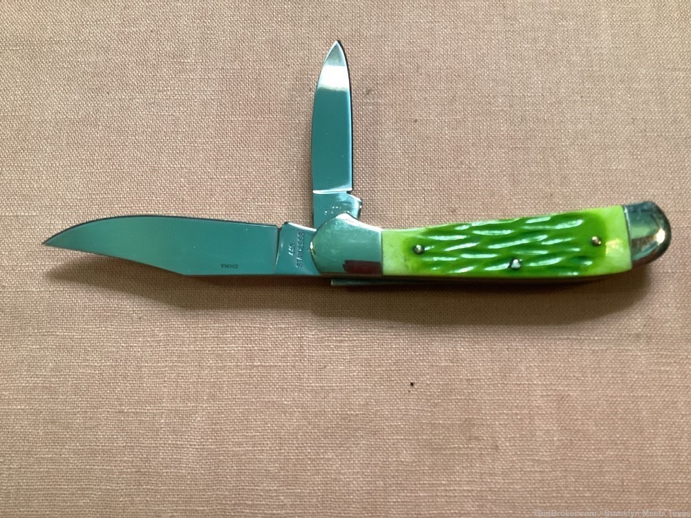 Steel Warrior Pocket knife, Green.-img-1