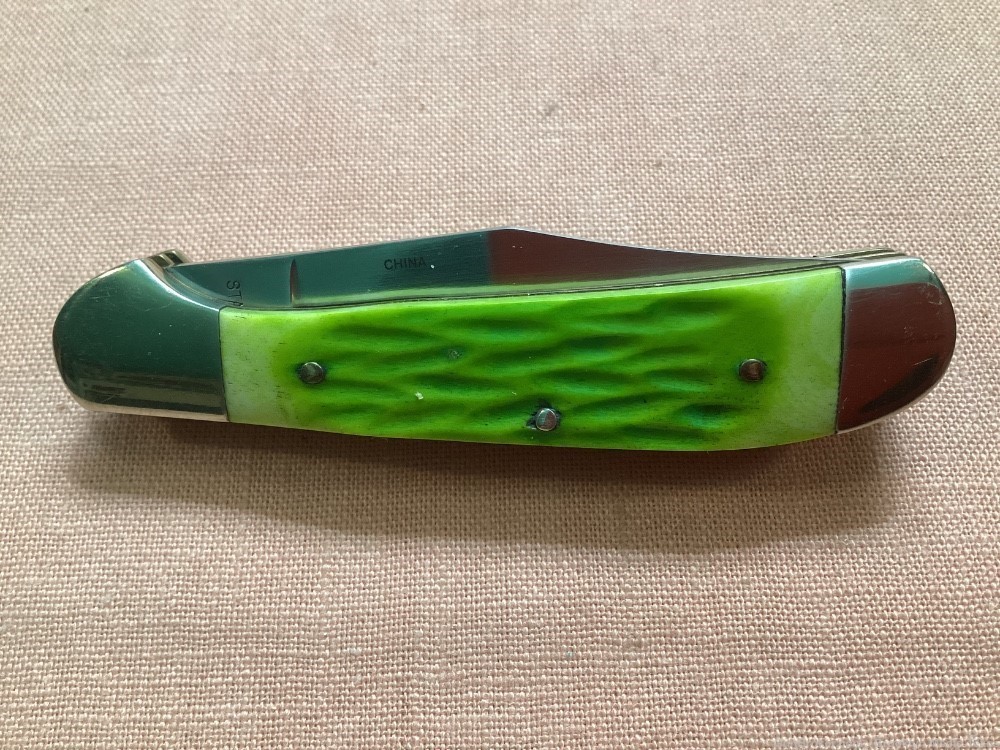 Steel Warrior Pocket knife, Green.-img-3