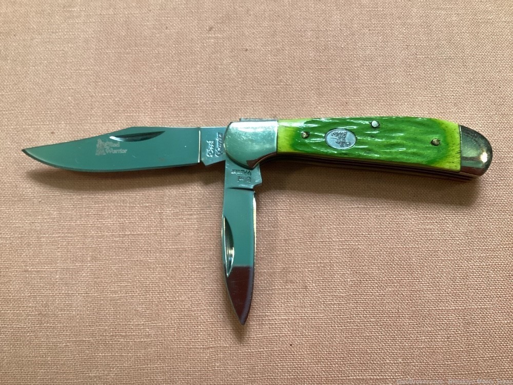 Steel Warrior Pocket knife, Green.-img-0
