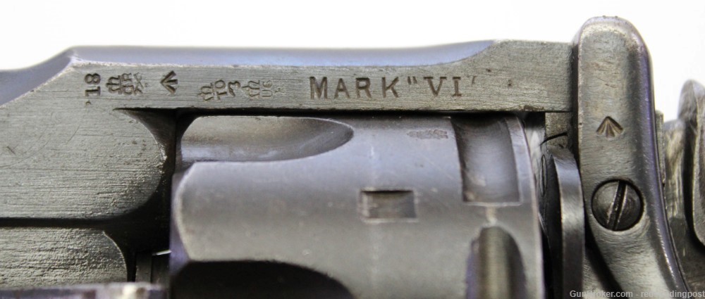 Webley Mark VI 6" Barrel 455 Webley DA/SA Parkerized Revolver C&R-img-7
